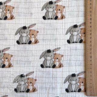 Dvojitá gázovina/mušelín Sweeties design B