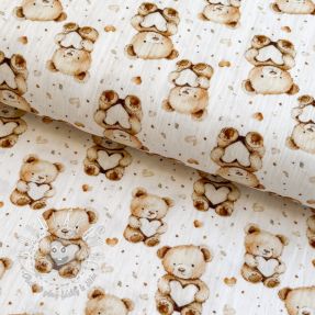 Dvojitá gázovina/mušelín Little things design B