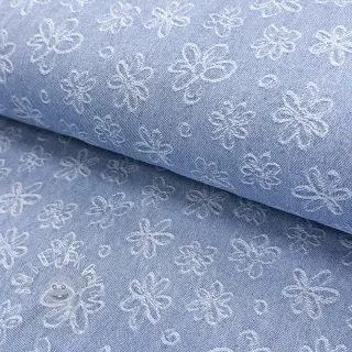 JEANS DENIM JACQUARD Flower light jeans