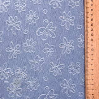 JEANS DENIM JACQUARD Flower light jeans