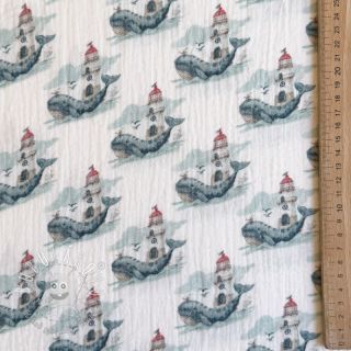 Dvojitá gázovina/mušelín Sweeties design A