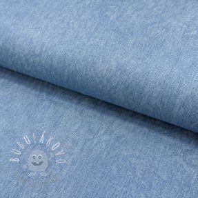 JEANS DENIM HEAVY Animal printed light blue