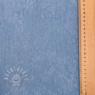 JEANS DENIM HEAVY Animal printed light blue