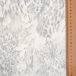 JEANS DENIM HEAVY Animal printed offwhite
