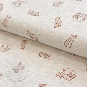 Úplet Hidden foxie ecru melange