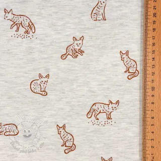 Úplet Hidden foxie ecru melange