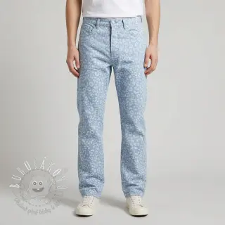 JEANS DENIM Leopard light blue