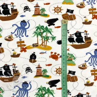 Úplet Pirates island white ORGANIC