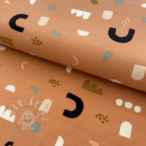 Úplet Safari objects dark apricot