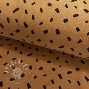 Kojenecký plyš Shape cognac