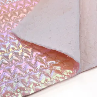 Prešívaná látka Fancy hearts pink