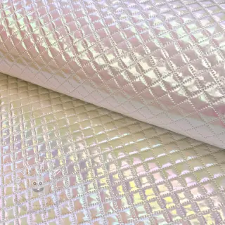 Prešívaná látka Fancy diamonds offwhite