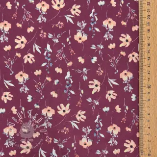 Bavlnená látka Flowers berry digital print