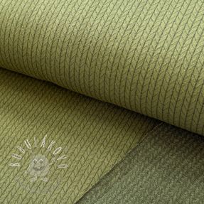 Pletenina RECYCLED Cable khaki