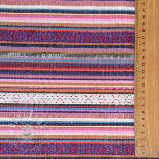 Žakár YARN DYED Stripes multicolor