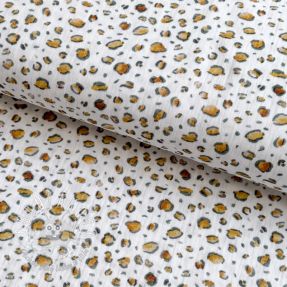 Dvojitá gázovina/mušelín Skin white digital print