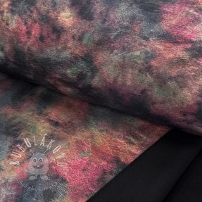 Softshell zimný Abstract anthracite digital print