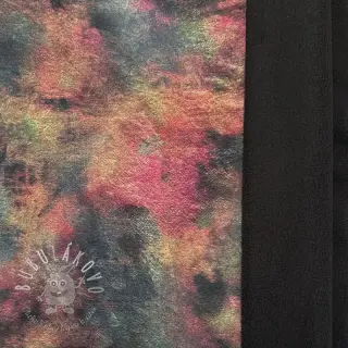 Softshell zimný Abstract anthracite digital print