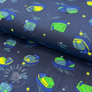 Úplet NEON Bumper cars midnight blue