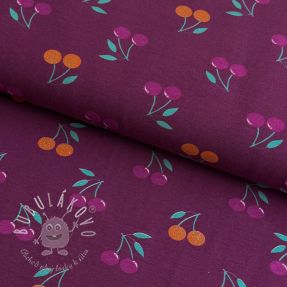 Úplet GLITTER Cherries berry