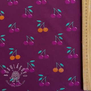 Úplet GLITTER Cherries berry