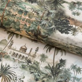 Dekoračná látka Tropical forest sage digital print