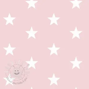 Bavlnená látka Stars light rose