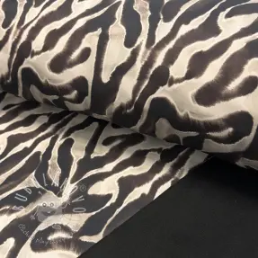 Softshell zimný Animal skin light grey digital print