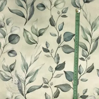 Dekoračná látka s teflonovou úpravou HANDPAINT PLANT LOVER