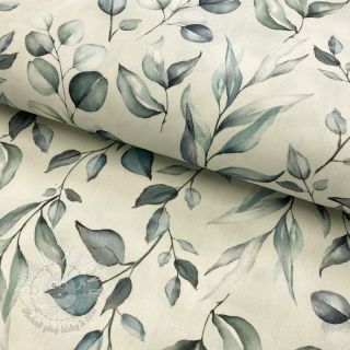 Dekoračná látka s teflonovou úpravou HANDPAINT PLANT LOVER