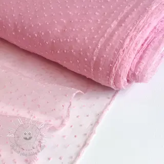 Tyl na TUTU DOTS pink