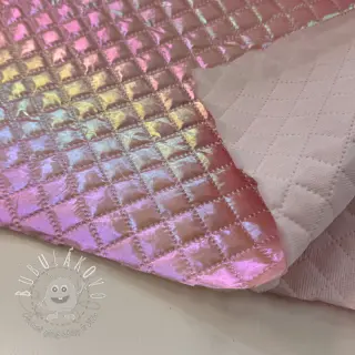 Prešívaná látka Fancy diamonds light pink