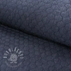Prešívaná látka JEANS marine