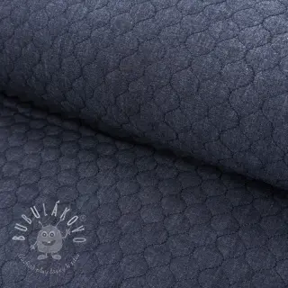 Prešívaná látka JEANS marine