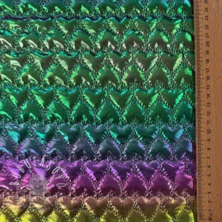 Prešívaná látka Fancy hearts multi