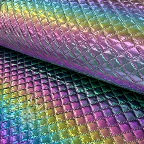 Prešívaná látka Fancy diamonds multi