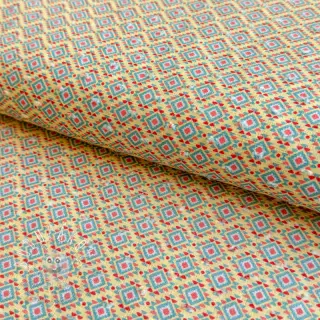 Bavlnená látka DOBBY Aztec digital print