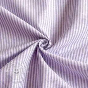 Ľan s bavlnou Stripe purple