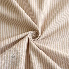 Ľan s bavlnou Stripe naturals