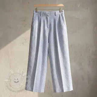 Ľan s bavlnou Stripe jeans