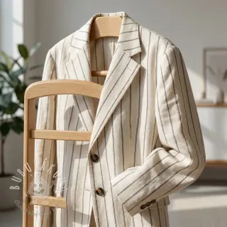 Ľan s viskózou Pin black