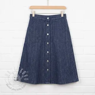 JEANS DENIM Stripe in stripe indigo