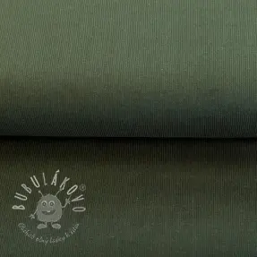 Prací kord army green