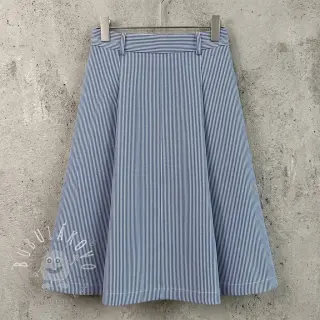 JEANS DENIM 8.5 OZ Small stripe blue