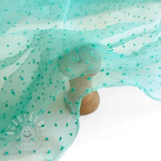 Tyl na TUTU DOTS mint