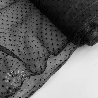 Tyl na TUTU DOTS black