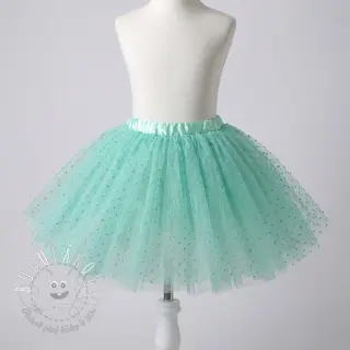 Tyl na TUTU DOTS mint