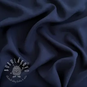 Lyocell navy blue
