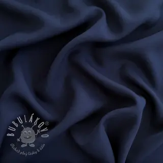 Lyocell navy blue