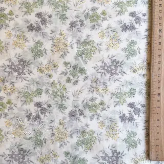Lyocell s ľanom a hodvábom Retro Flowers design D